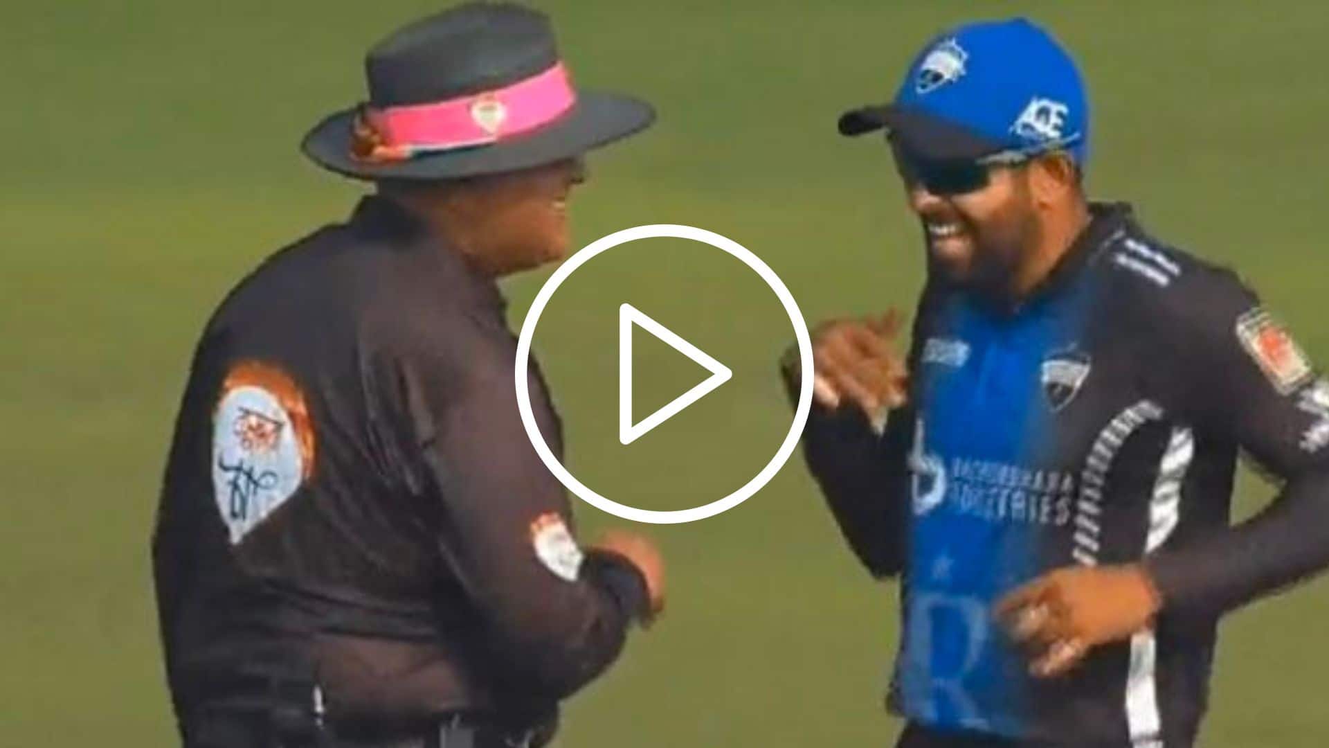 [Watch] Babar Azam Rubs Umpire's Shoulders In A Hilarious Viral Video